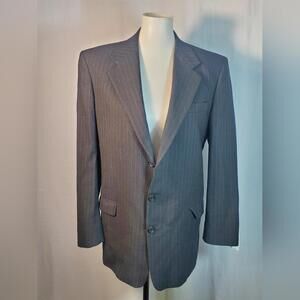 Mur-lee’s Junior Black With White Pinstripe Blazer Size 20R